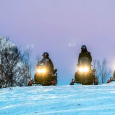 Snowmobiling at Camp Tamok - Including Transport