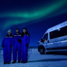 Hunting the Northern Lights by Bus