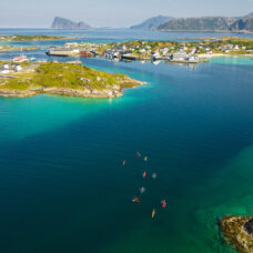 Guided Summer Sea Kayaking at Sommarøy